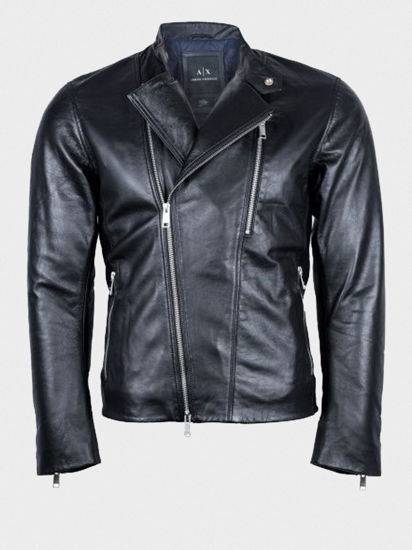 Куртка кожаная Armani Exchange модель 6ZZB33-ZL05Z-1200 Фото