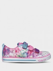 Кеды низкие Skechers Twinkle Toes: Sparkle Lite - Rainbow Brights модель 20146L MLT Фото