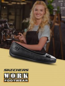 Балетки Skechers Work: Flattery - Argoed модель 77255 BLK Балетки Skechers Work: Flattery - Argoed модель 77255 BLK Фото
