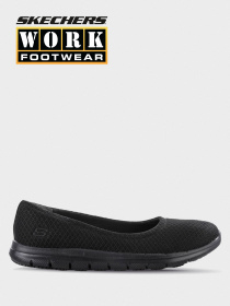 Балетки Skechers Work Relaxed Fit: Ghenter - Niota SR модель 77247 BLK Фото