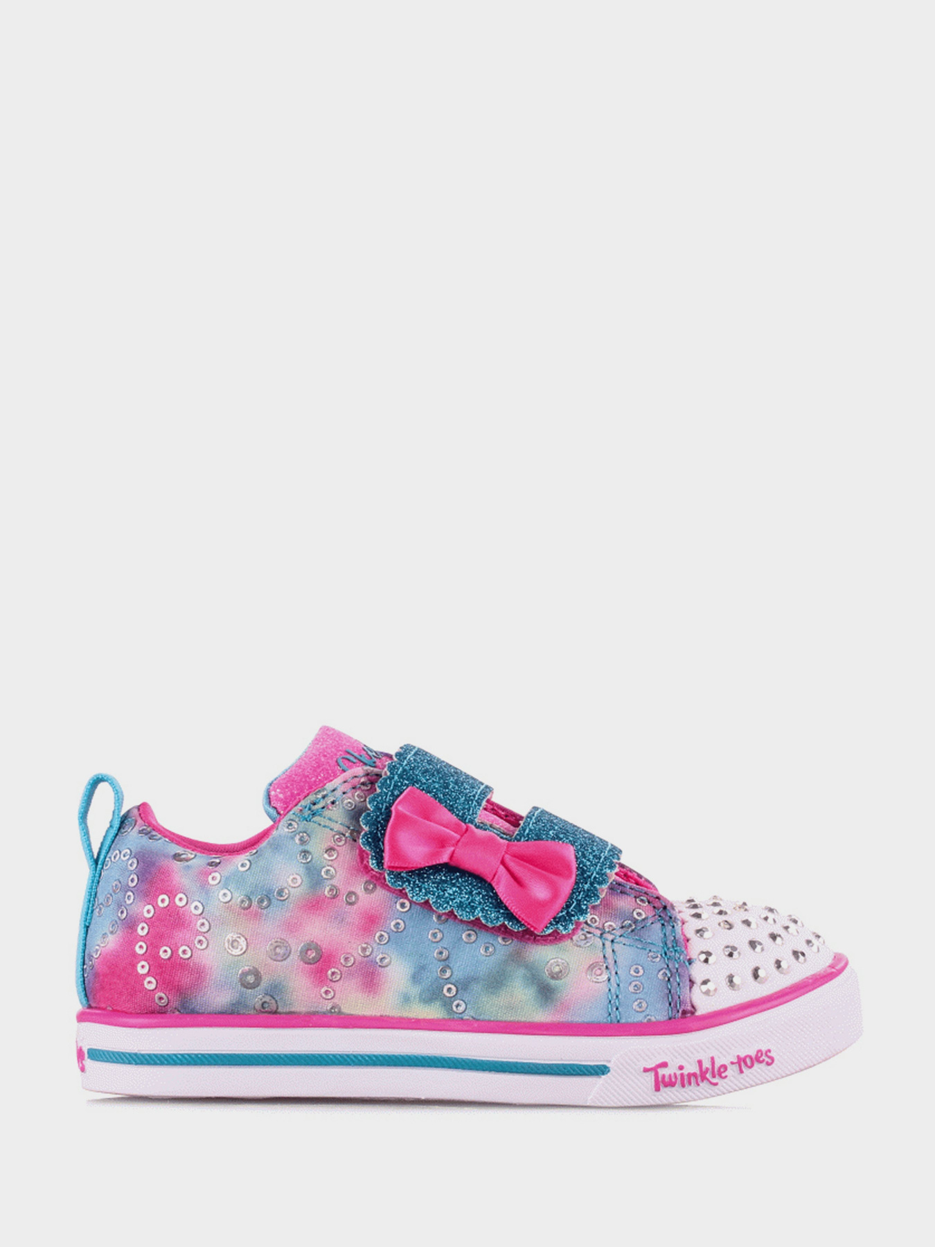 Кеды низкие Skechers Twinkle Toes: Sparkle Lite - Rainbow Cuties модель 20147N MLT Фото