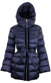 Куртки та дублянки Madzerini модель CHIARA dark blue Фото