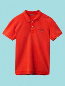 Поло з коротким рукавом Napapijri Elbas модель N0YIJ5A53 Фото