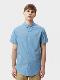 Рубашка повседневная Napapijri GIULIAN STRIPE модель N0YILCS02 Фото