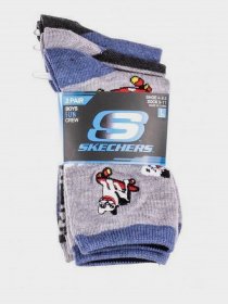 Набор носков Skechers 3 Pack Fun Crew модель S111617-037-9 Фото
