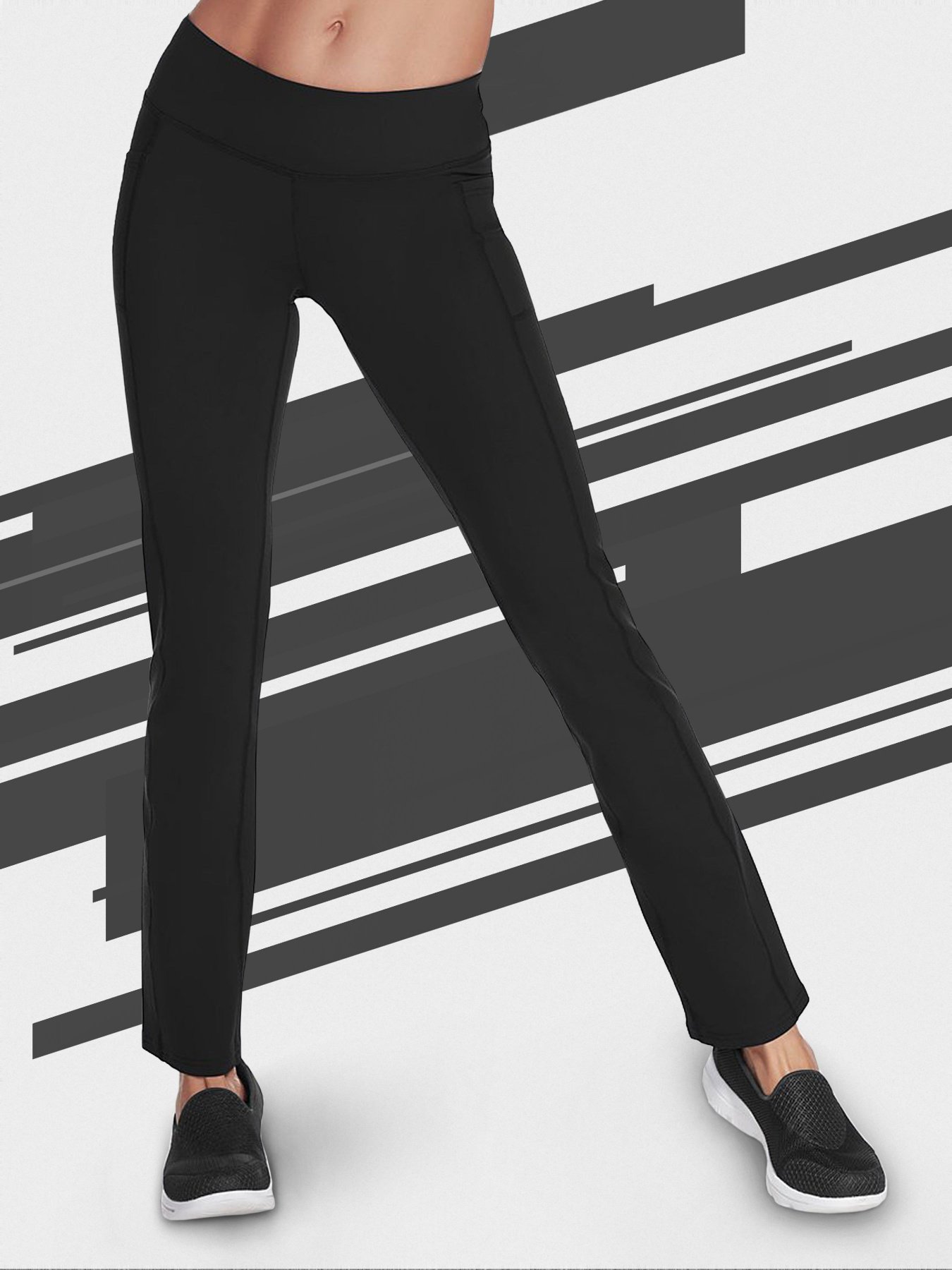 Спортивні штани Skechers Go Walk Go Flex 4 Pocket Boot Cut модель W03PT20B BLK Фото