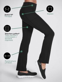 Спортивні штани Skechers Go Walk Go Flex 4 Pocket Boot Cut модель W03PT20B BLK Фото