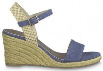 Босоножки Tamaris модель 28300-22-846 JEANS/BEIGE Фото