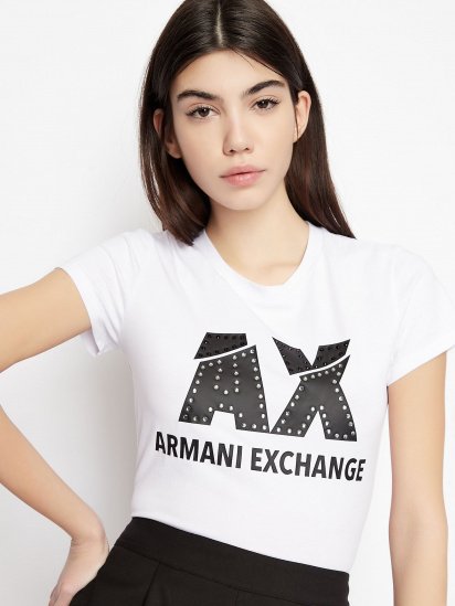 Футболка Armani Exchange модель 8NYT86-Y8C7Z-1000 — фото 4 - INTERTOP