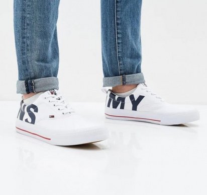 Кеды низкие Tommy Hilfiger модель EM0EM00258-100 — фото 5 - INTERTOP