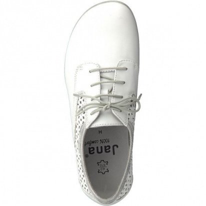 Напівчеревики зі шнуровкою Jana модель 8-8-23200-22-100 WHITE — фото 4 - INTERTOP