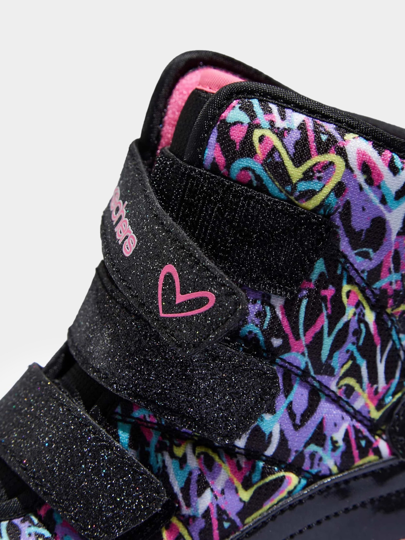 Черевики Skechers S Lights: Heart Lights - Scribble Hearts модель 20288L BKHP Фото