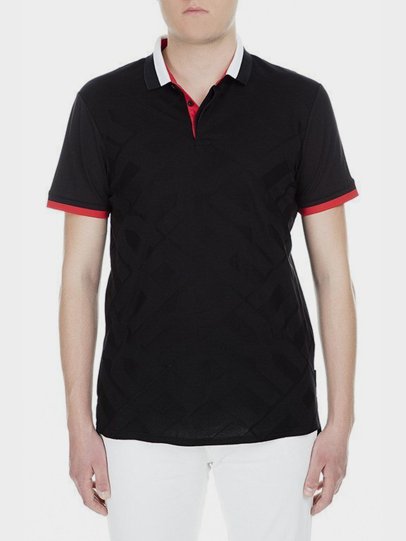 Поло с коротким рукавом Armani Exchange модель 3GZF84-ZJJ2Z-1200 Фото