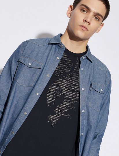 Футболки і поло Armani Exchange модель 3GZTWC-ZJH4Z-1583 — фото 4 - INTERTOP
