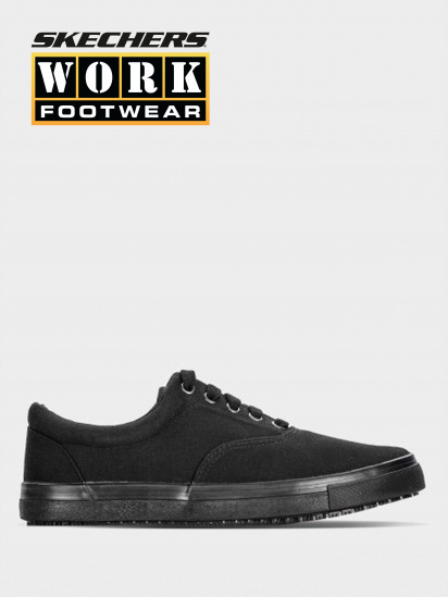 Кросівки fashion Skechers Work Relaxed Fit: Sudler - Mabscott SR модель 77167 BLK - фото