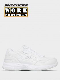 Кроссовки повседневные Skechers Work Relaxed Fit: Felton - Albie SR модель 76555 WHT Фото