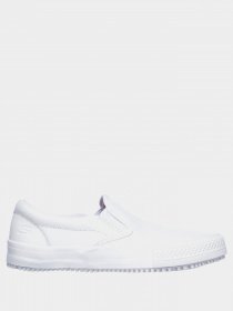 Слипоны Skechers Work Relaxed Fit: Gibson - Brogna SR модель 76559 WHT Фото