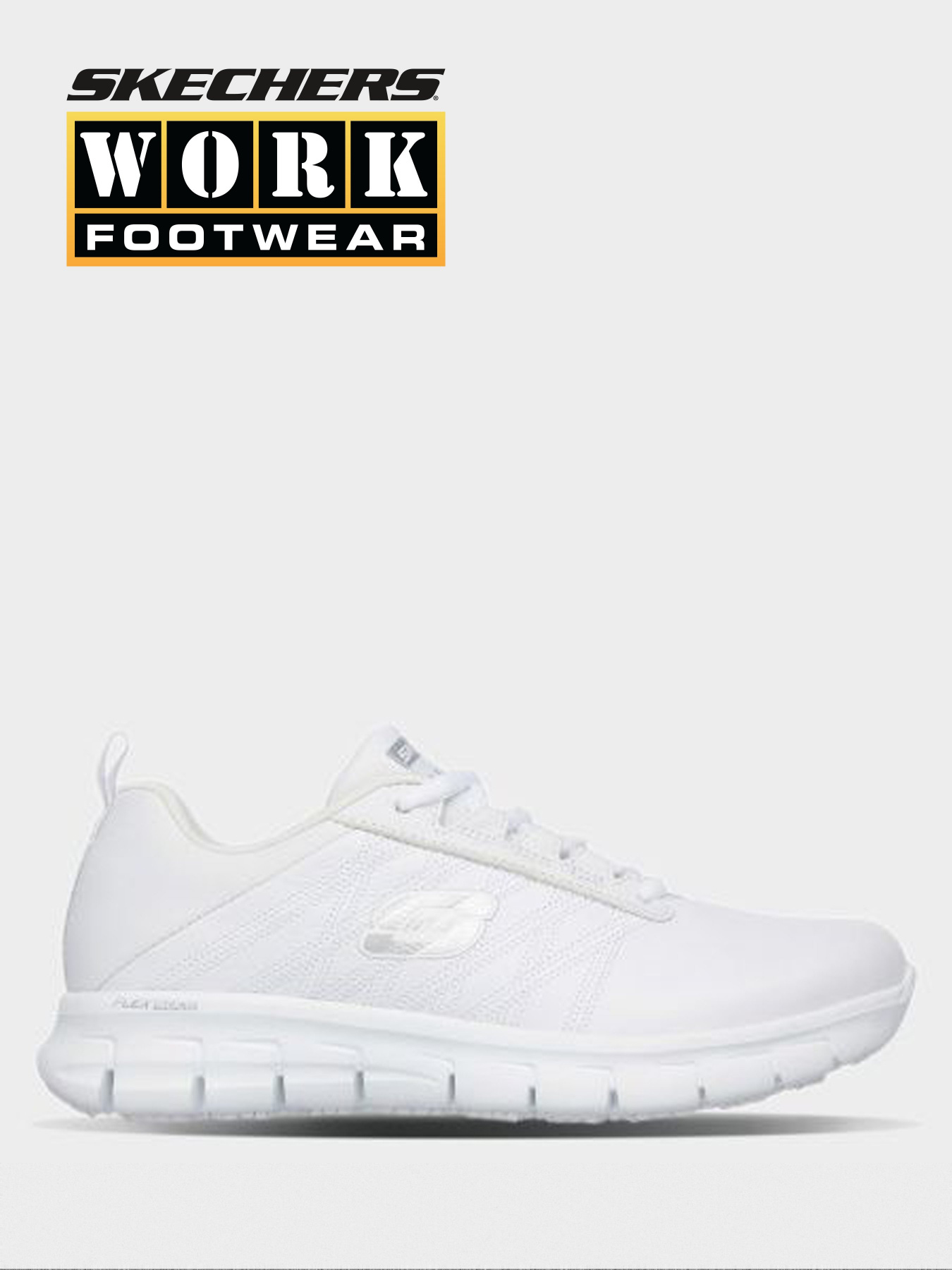 Кроссовки Skechers Work Relaxed Fit: Sure Track - Erath SR модель 76576 WHT Фото