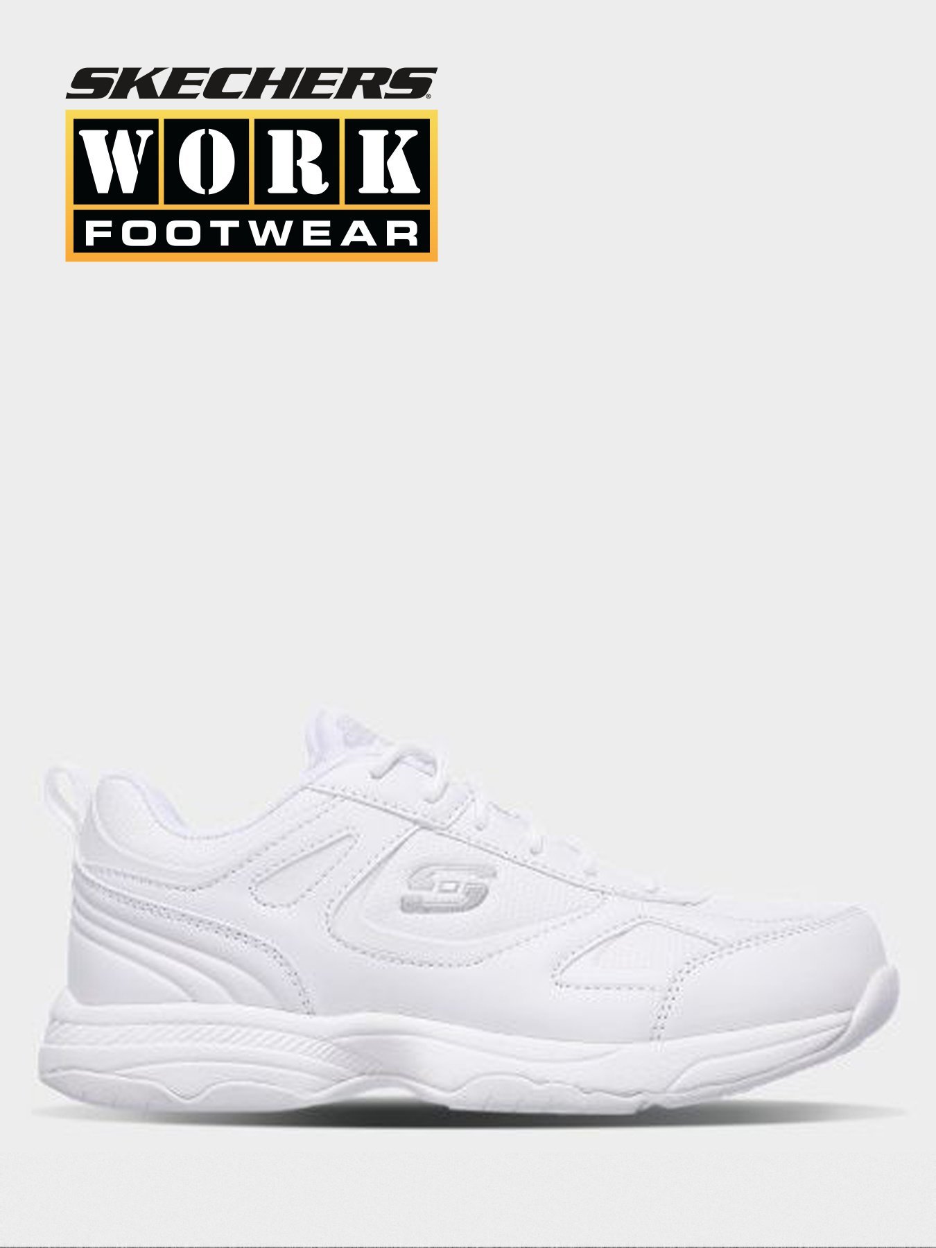 Кросівки повсякденні Skechers Work Relaxed Fit: Dighton - Bricelyn SR модель 77200W WHT Фото