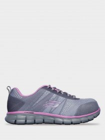 Кроссовки повседневные Skechers Work: Sure Track - Saquenay Alloy Toe модель 77250 GYPK Фото