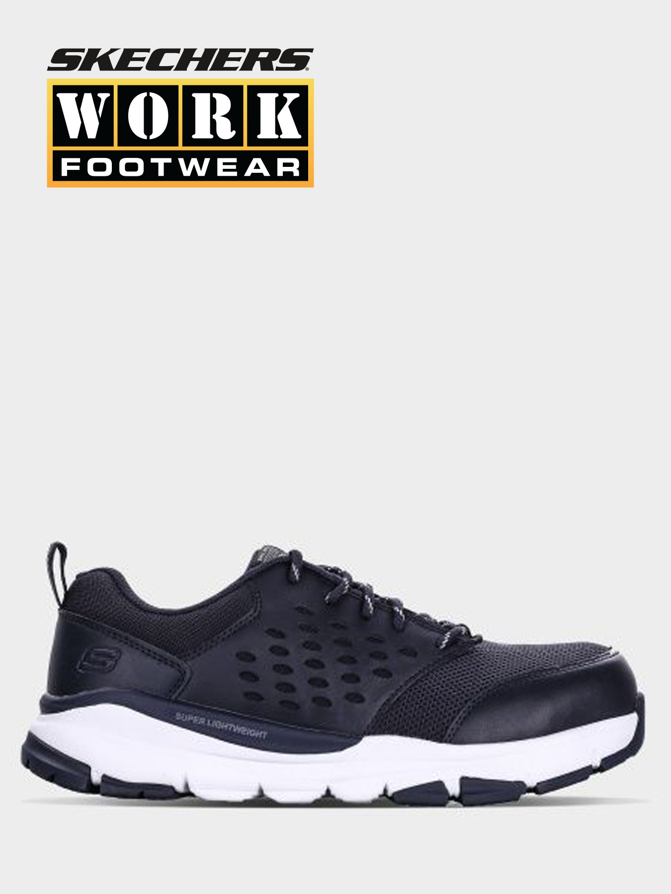 Кроссовки повседневные Skechers Work: Soven Alloy Toe модель 77506 NVW Фото