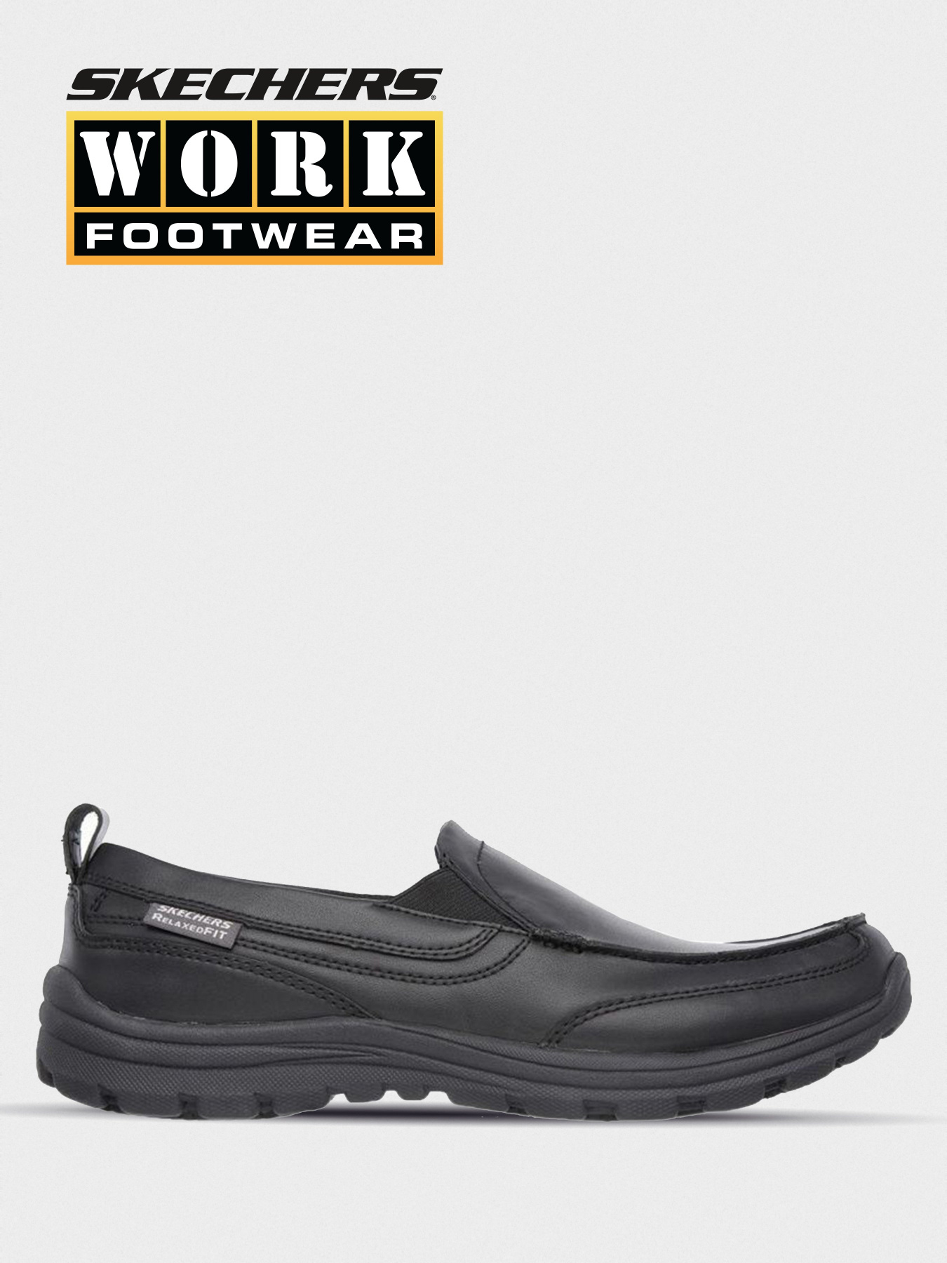 Мокасины Skechers WORK: RELAXED FIT - HOBBES SR модель 77005 BOL Фото
