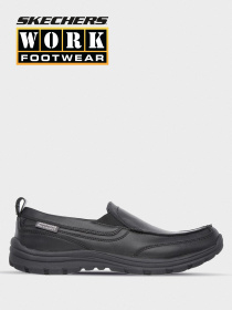 Мокасины Skechers WORK: RELAXED FIT - HOBBES SR модель 77005 BOL Мокасины Skechers WORK: RELAXED FIT - HOBBES SR модель 77005 BOL Фото