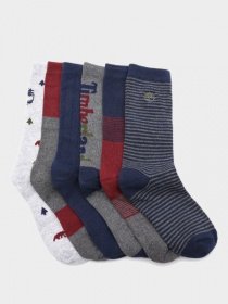 Набор носков Timberland 6pk Geo Stripe модель TB0A1EV6010 Фото