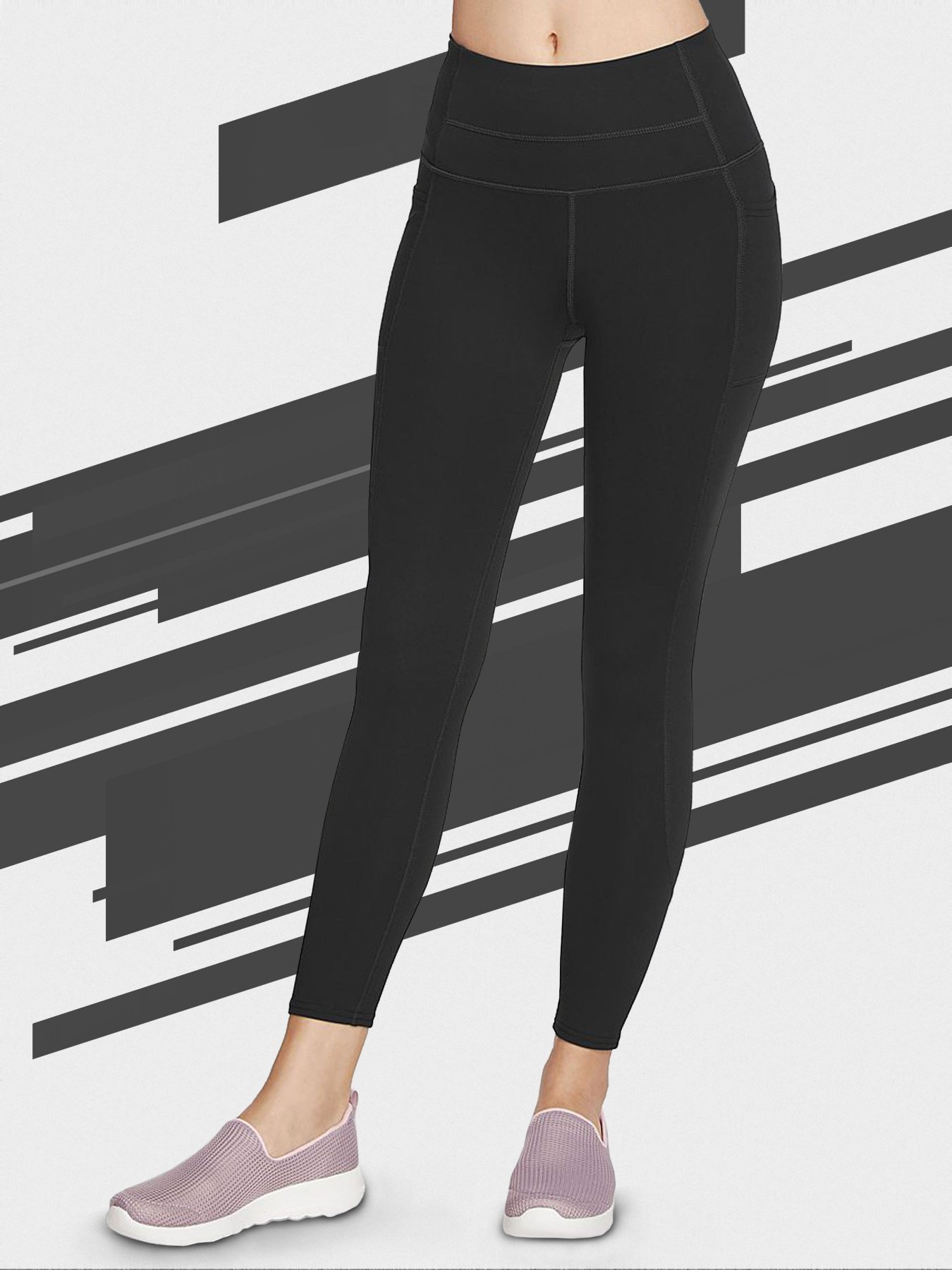 Спортивные леггинсы Skechers GOwalk Legging модель W03LG31B BLK Фото