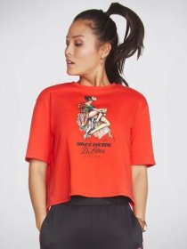 Футболки и поло Skechers Apparel Geisha D'Lites Cropped модель W3TS146 RED Фото