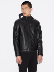 Шкіряна куртка Armani Exchange модель 6GZBG1-ZNHWZ-1200 Фото