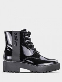 Ботинки S.Oliver модель 25221-23-018 BLACK PATENT Фото