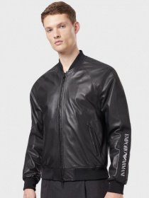Шкіряна куртка Emporio Armani модель 41B5BP-41P5B-999 Фото
