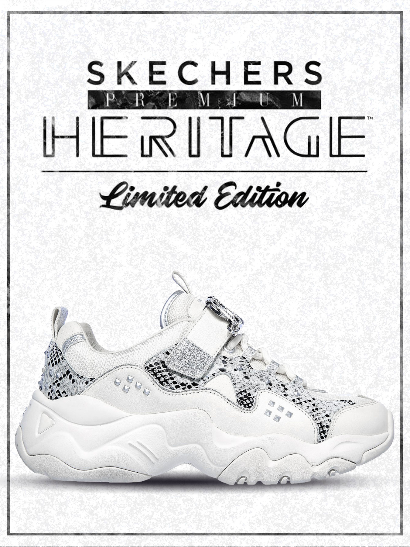 Кроссовки повседневные Skechers D'Lites 3 - Cheetah Queen модель 149110 NTSL Фото