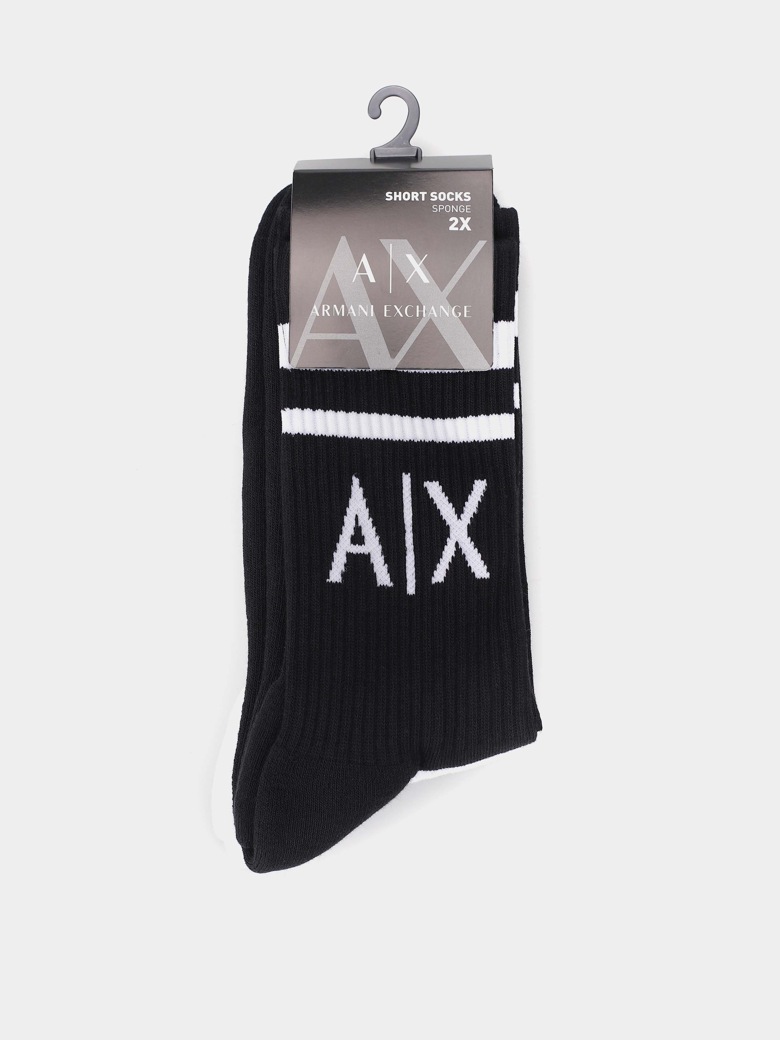 Armani Exchange Набір шкарпеток (WU639) Чоловіче колір - Білий/чорний матеріал - Бавовна/поліамід Armani Exchange - купити в Україні