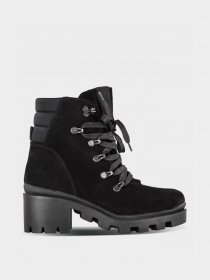 Чоботи EVIE модель Velur Black 204-1Z Фото