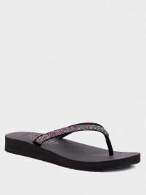 Вьетнамки Skechers Cali Meditation - Shine Away модель 32918 BKMT Фото