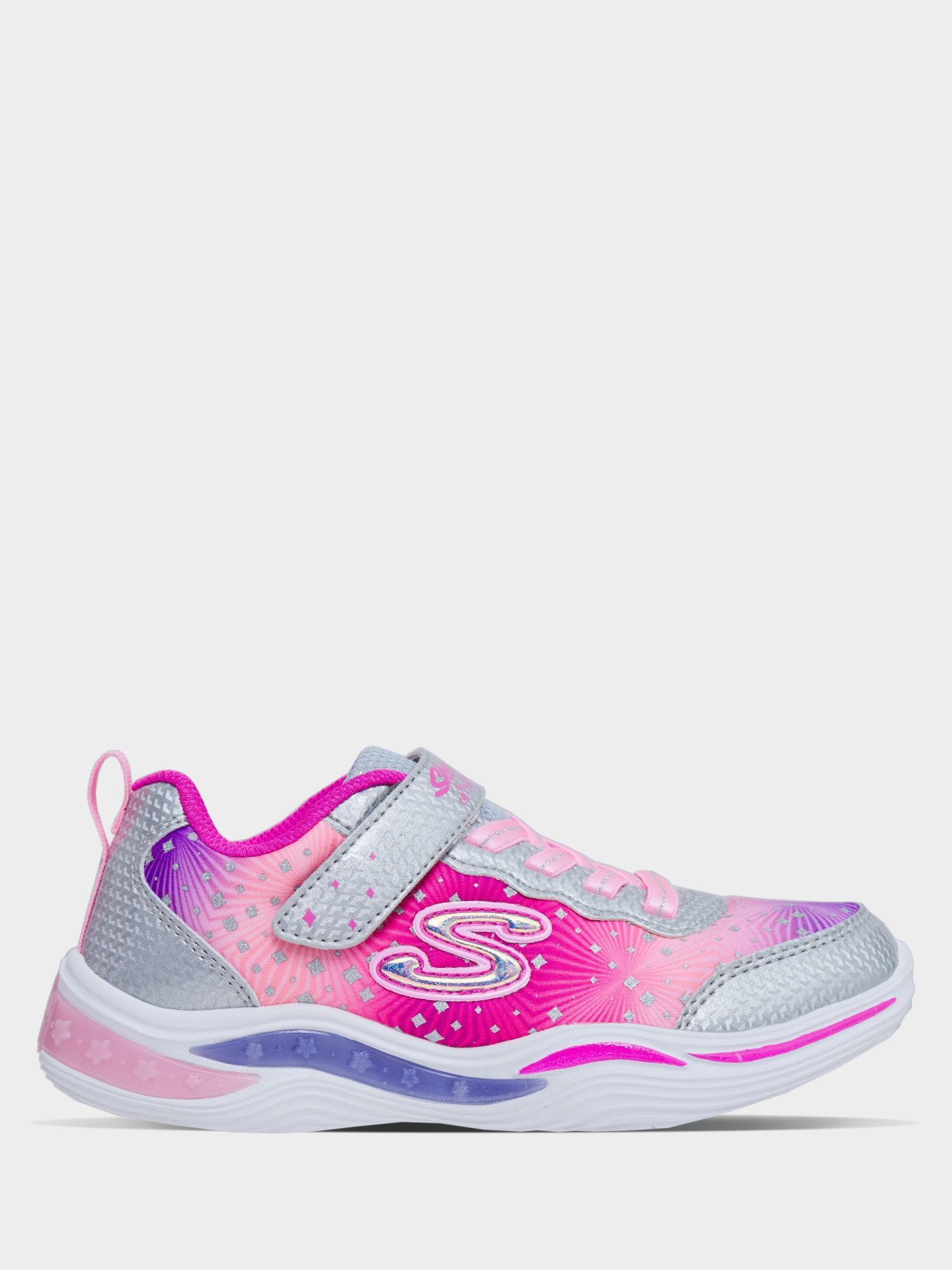 Кроссовки Skechers S Lights: Power Petals - Painted Daisy модель 20335L SLPK Фото