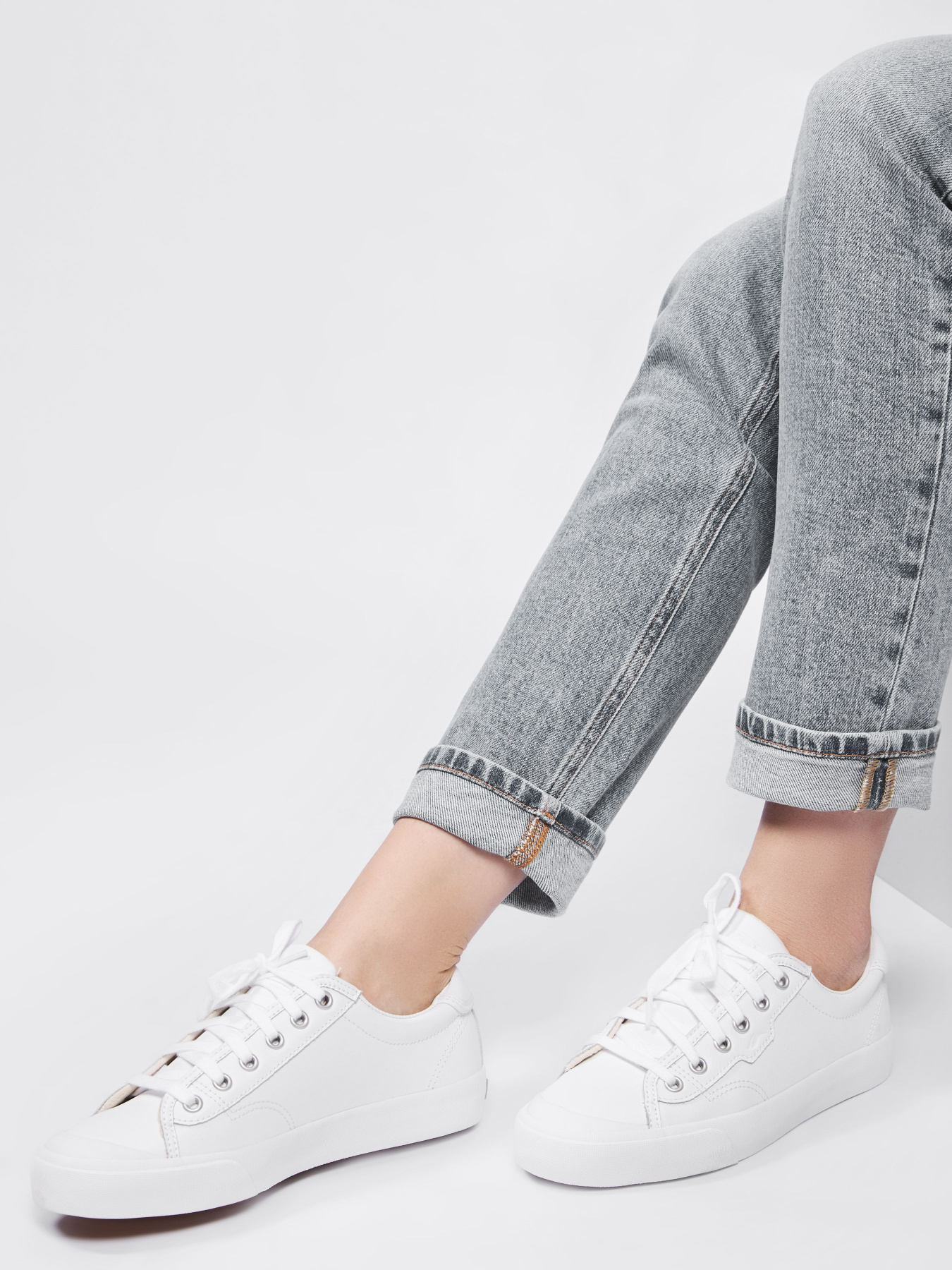 Кеди низькі KEDS CREW KICK 75 LEATHER модель WH62790 Фото