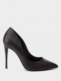 Туфлі-човники Steve Madden модель SM11000040 BLACK LEATHER Фото