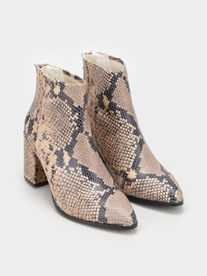 Ботильйони Steve Madden модель SM11000685 TAN SNAKE — фото 3 - INTERTOP