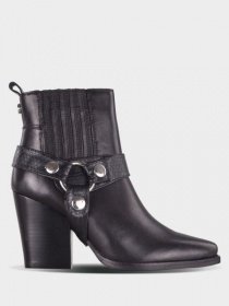 Ботильйони Steve Madden модель SM11000581 BLACK LEATHER Ботильйони Steve Madden модель SM11000581 BLACK LEATHER Фото