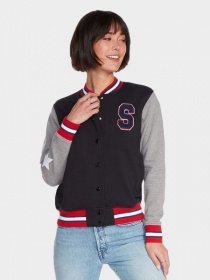 Куртка Skechers модель W4JA84 BKGY Фото