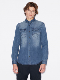 Рубашка повседневная Armani Exchange модель 6GZC20-Z1K1Z-1500 Фото