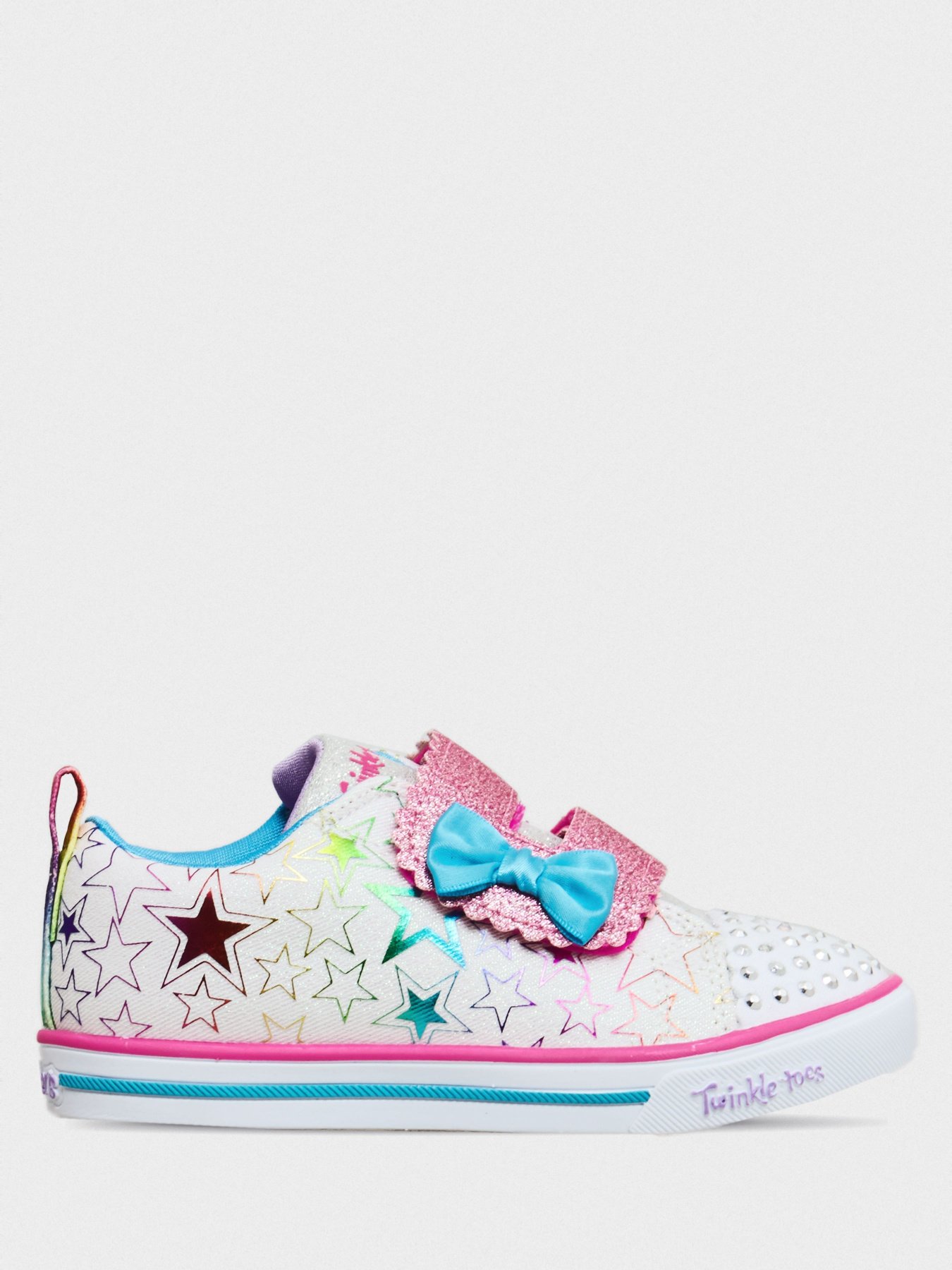 Кеды низкие Skechers Twinkle Toes: Sparkle Lite - Stars So Bright модель 314037N WMLT Фото