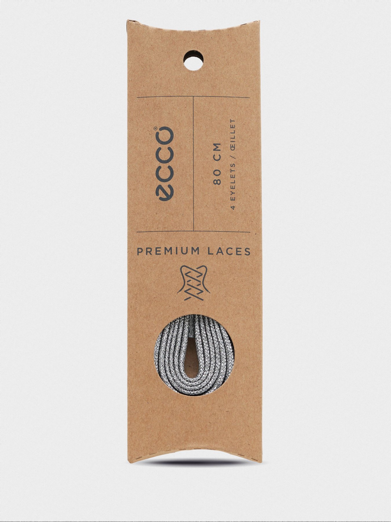 Шнурки ECCO Metallic Flat 80 см модель 9044100(90487)-80 Фото