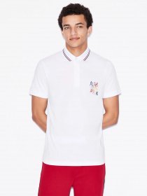 Поло с коротким рукавом Armani Exchange модель 6GZFCA-ZJH4Z-1100 Фото