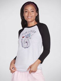 Футболка Skechers Baseball Fur Lover модель BW1LT20 LTGY Фото