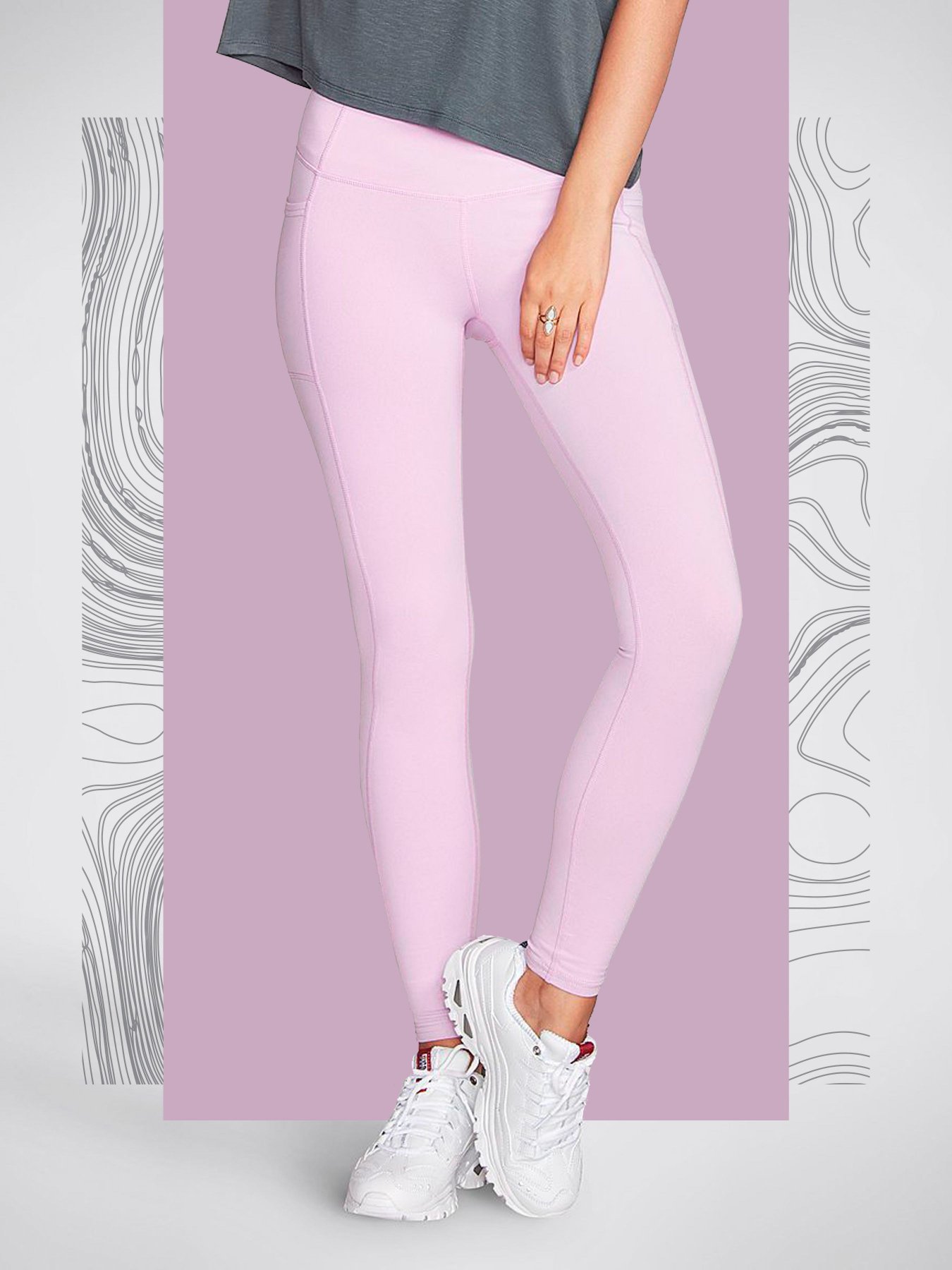 Спортивні леггінси Skechers GO WALK HW модель W03LG30B LIL Фото