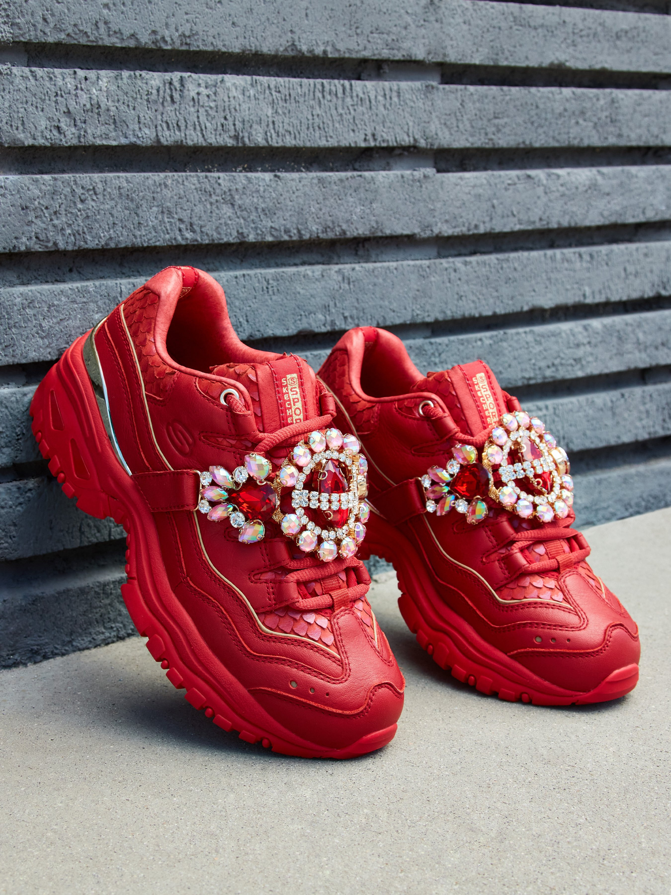 Кроссовки Skechers Energy - Stunning Gem модель 149247 RED Фото